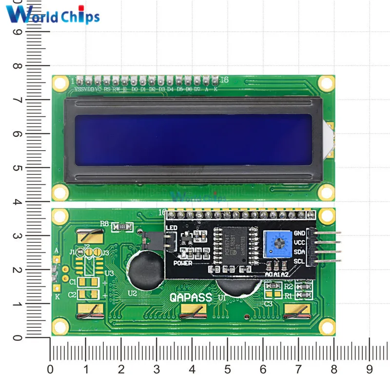 IIC/I2C 1602 LCD Displeja Modul LCD-1602 I2C Modrý Displej 5V IIC/I2C/TWI/SPI Sériové Rozhranie 1602 Pre Arduino