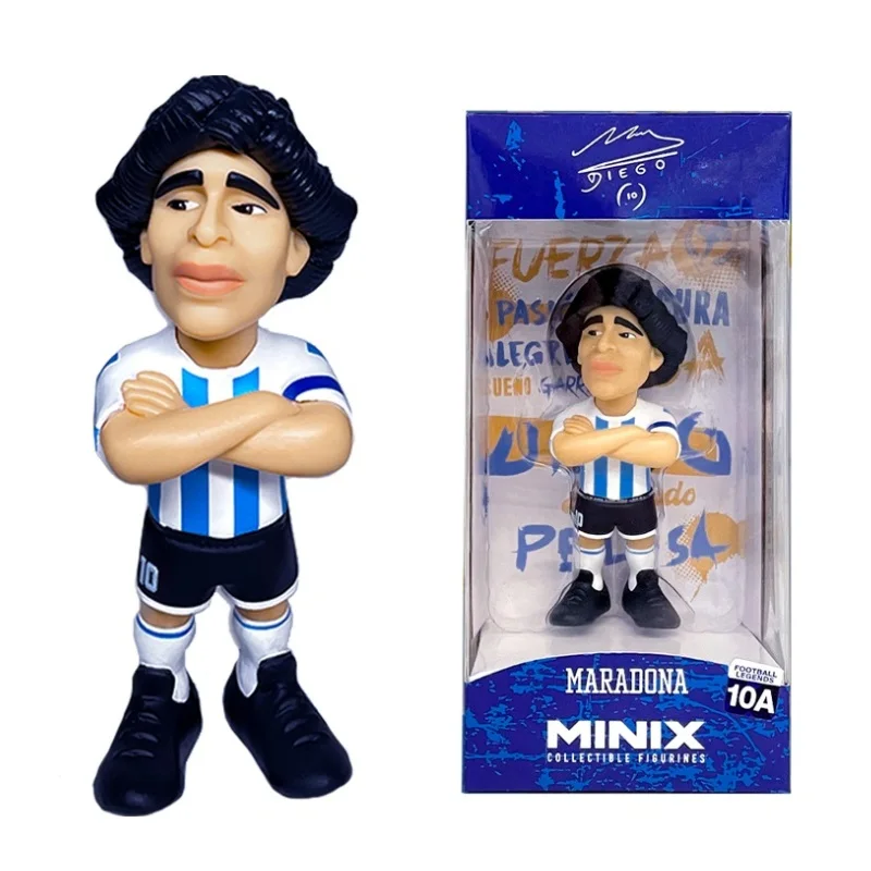 Minix Zberateľské Figúrky Futbalovej Hviezdy Seriálu Diego Maradona Zber Model Akčné Figúrky Tvorivé Futbalových Fanúšikov Darčeky 12 cm