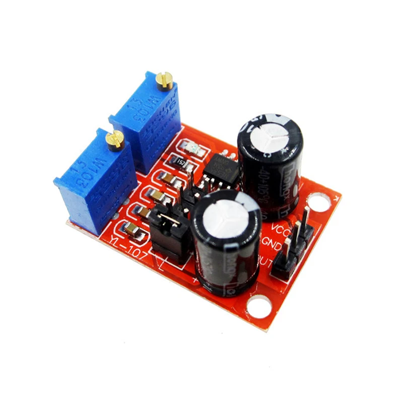 10Pcs NE555 Pulzný Generátor Frekvencie zapnutia Nastaviteľné Modul Square/Obdĺžnikových Vĺn Motorových Ovládač S LED Indikátor 5V