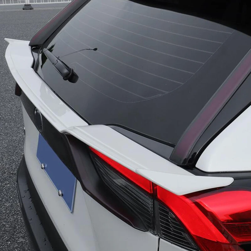 Pre Strešný Spojler Príslušenstvo Nová Toyota RAV4 Auto Okno Čierne Spätné Prírubové Krídla a Chvost ABS Materiálu Splitter Prerobit 2020 2021
