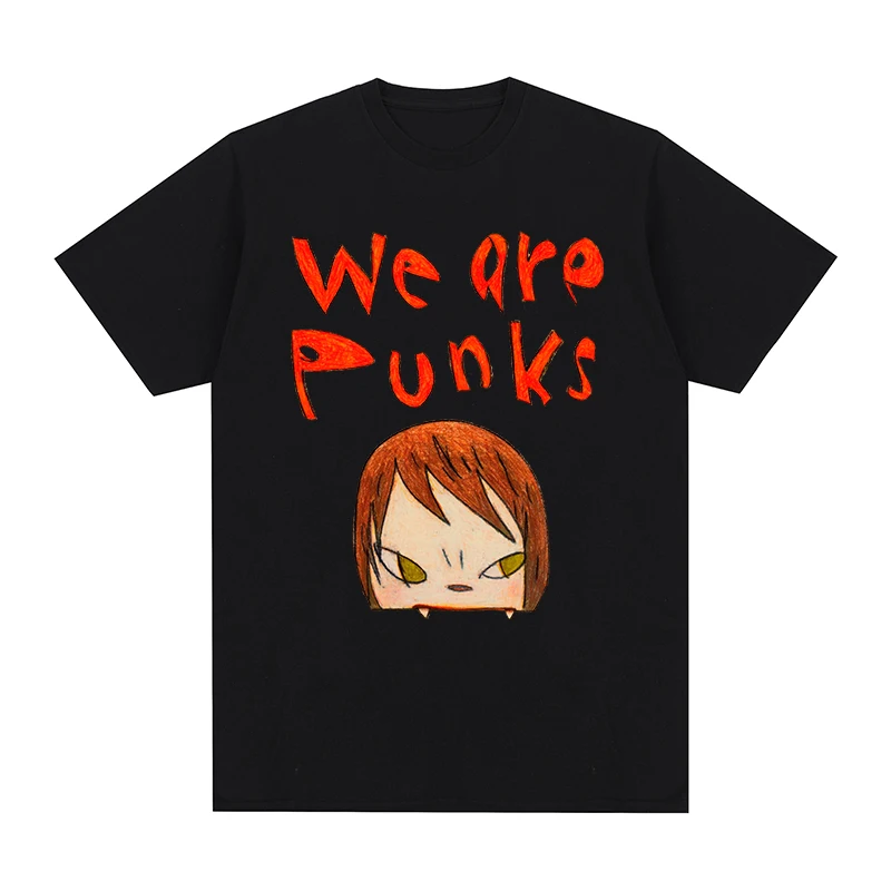 Yoshitomo Nara Sme Punks Kawaii Roztomilé Anime T-shirt Bavlna Mužov tričko Nové TEE TRIČKO Dámske Topy