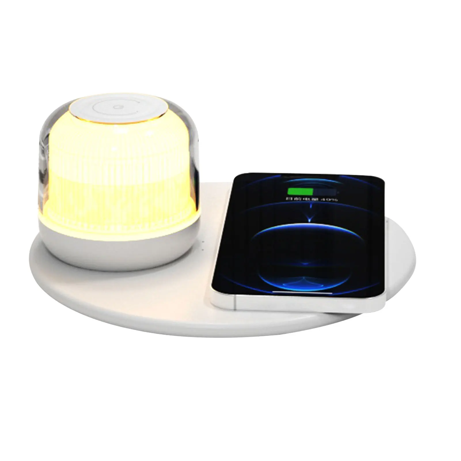 Nočné Svetlo Inteligentné RGB LED Spálňa Nočná Lampa Magnetické Bezdrôtové Nabíjanie Telefónu Odnímateľná Ochrana Očí Lampa