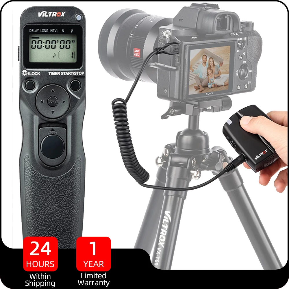 Viltrox JY-710 LCD Kamera, Bezdrôtové Časovač, Diaľkové Spúšte Uvoľnenie pre Canon, Nikon Olympus Panasonic SONY DSLR Fotoaparát