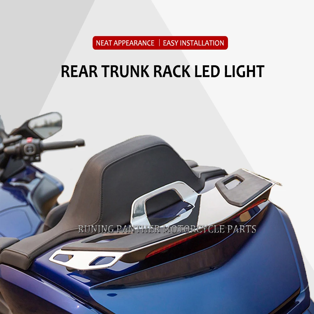 NOVÝ Motocykel Zadné Top Kufor Batožiny LED Svetlo Na Honda GL1800 Goldwing Tour GL1800B Automatické DCT GL1800BD 1800DA 2021