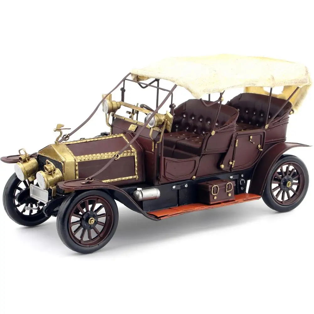 Starožitný klasického modelu auta retro vintage tepaného kovu remesiel pre home/krčma/kaviareň dekorácia alebo darček k narodeninám