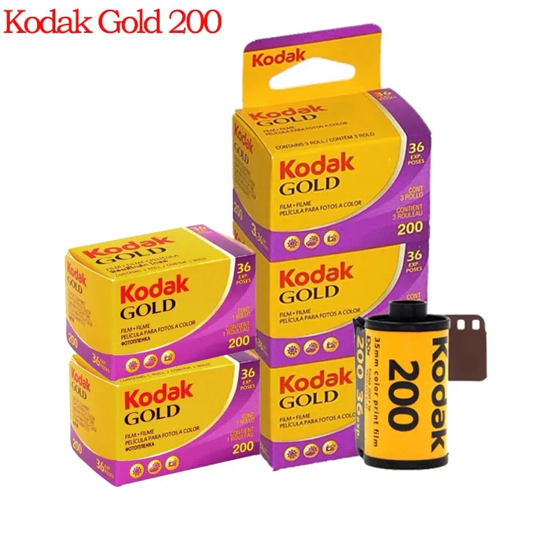 Zlato Kodak KODAK Filmu pre 35mm Fotoaparátu ISO200 Citlivosť 35mm Film Farba
