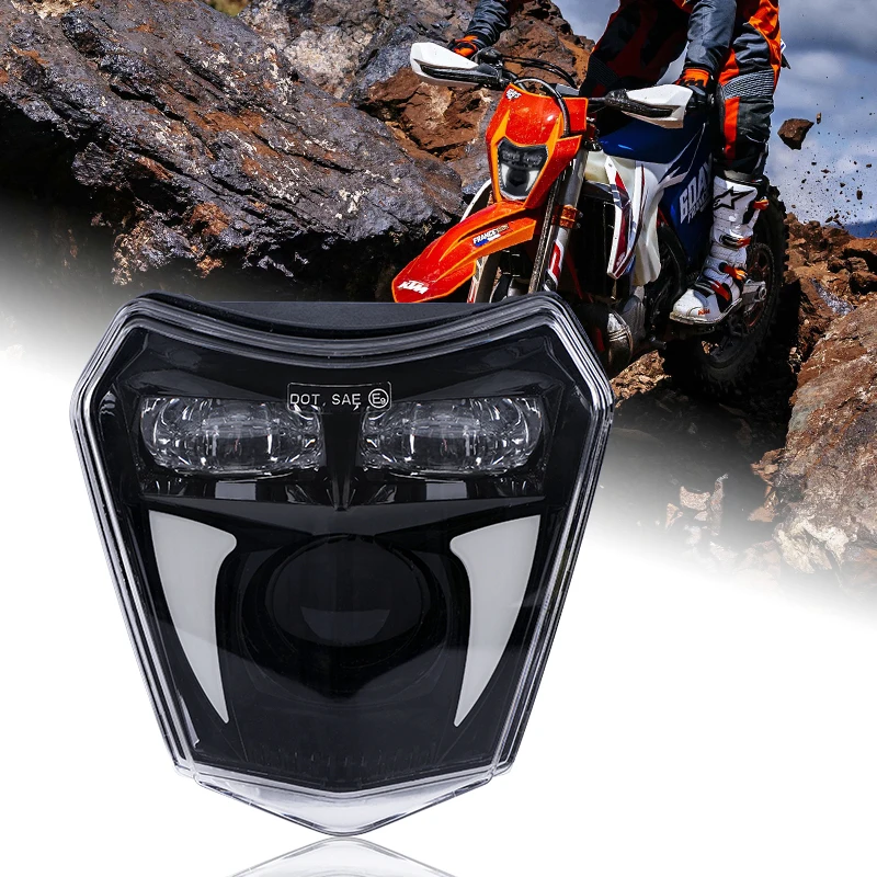 Motocykel LED Reflektor Supermoto Kapotáže Na KTM V SXF MX SX SXF XC XCF XCW XCFW Dirt Bike Enduro LED Svetlá