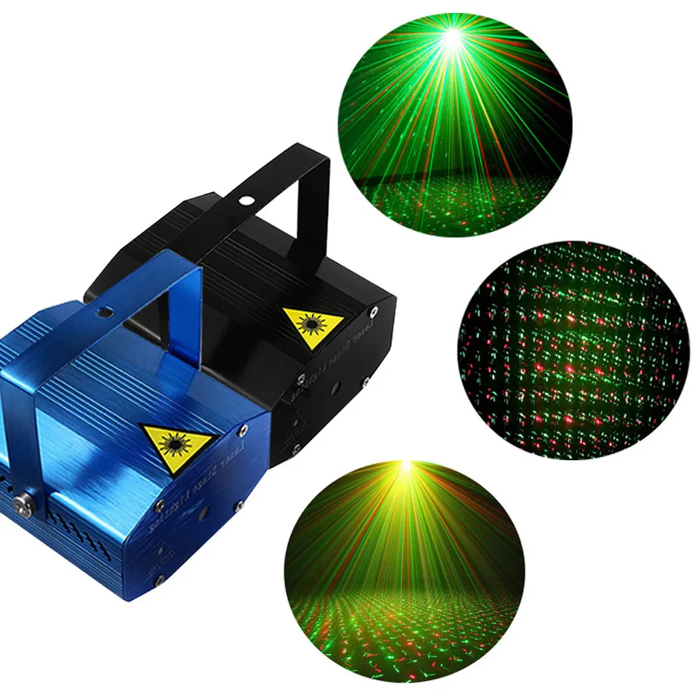 Mini Laserové Svetlo Účinok Hlasom Ovládané Vlastným Pohonom, Strobo Laser Fáze Svetlo Môže Byť Použitý Pre Bar KTV Disco Rodinnú oslavu