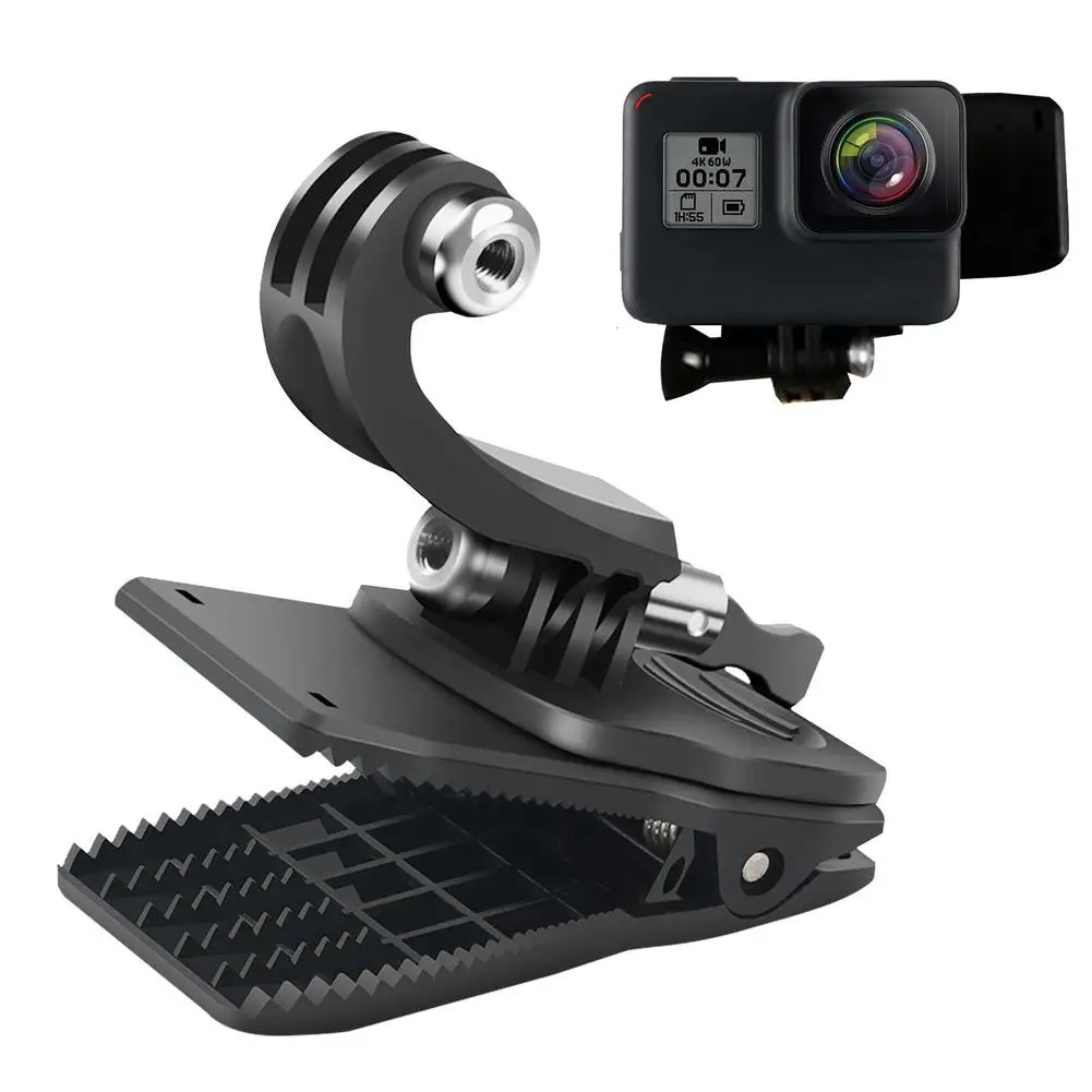 Otáčanie v rozsahu 360 stupňov Klip Batoh J-hák Svorka Mount Kamery Držiak Kompatibilný Pre Insta360 X3 Kamery Príslušenstvo