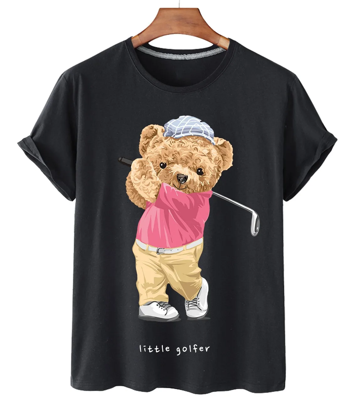 (Šport Medveď Zbierky 1) 100% Bavlna tričko dámske Krátky Rukáv O-neck T-shirt pánske Letné Nadrozmerné T-tričko Unisex tričko