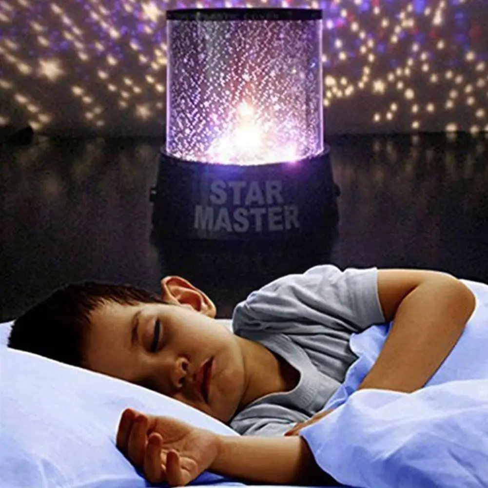 Romantický Úžasné Vesmíru Mesiac Farebné Master Star Vianočné Svetlo Lampy Darček Súčasnosti Chidren Projektor Noc Dieťa W4o4
