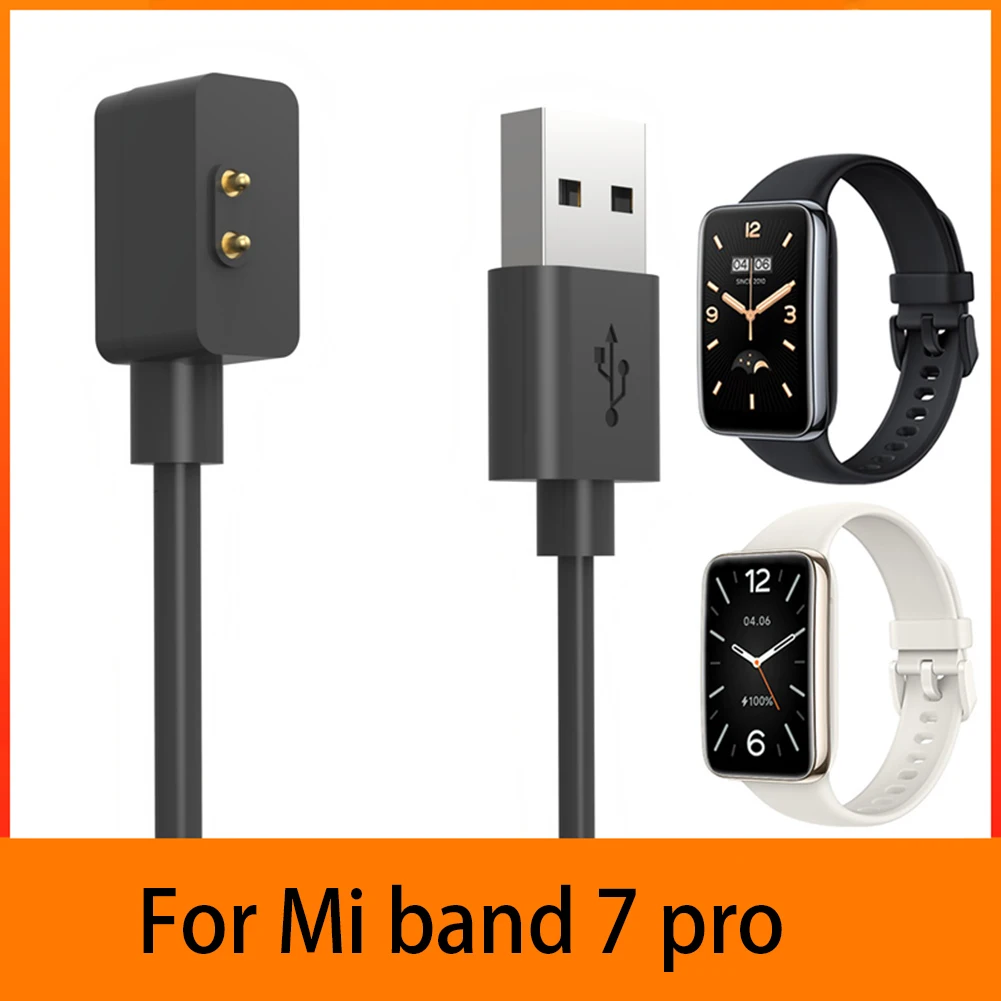 1/2 ks Magnetické USB Nabíjací Kábel, Prepätím v sieti, Prepäťová Ochrana pre Xiao Mi Band 7 Pro, Smart Hodinky Dock Nabíjačky