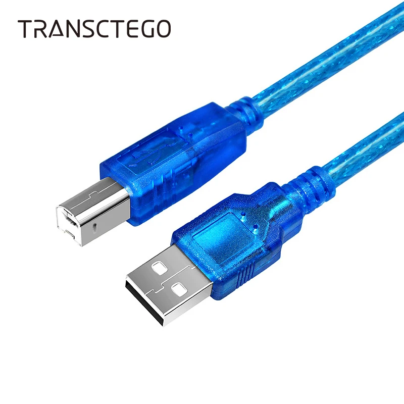 USB 2.0 Predlžovací Tlač Kábel Typu A-B Samec Samec Rozšírené kábla k Tlačiarni za Kábel 1,5 M 3M 5M 10M Synchronizovať Údaje Skener pre Tlačiarne HDD