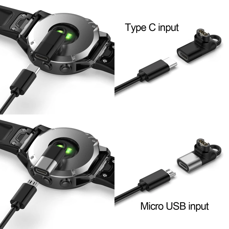 USB C/Micro USB na 4pin Konektor Nabíjania pre garmin predchodcu 45/45S/245/245
