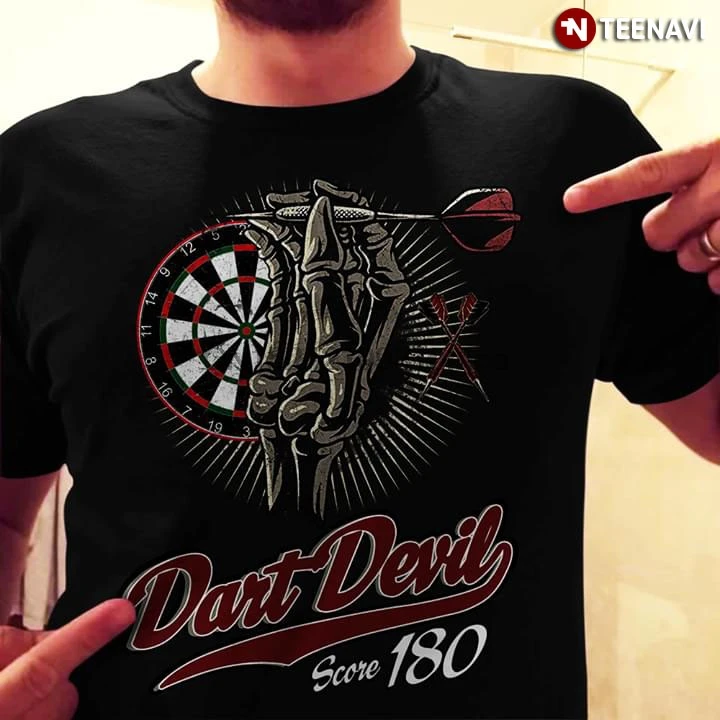 Muži Tričko Dart Diabol Skóre 180 Ženy tshirts