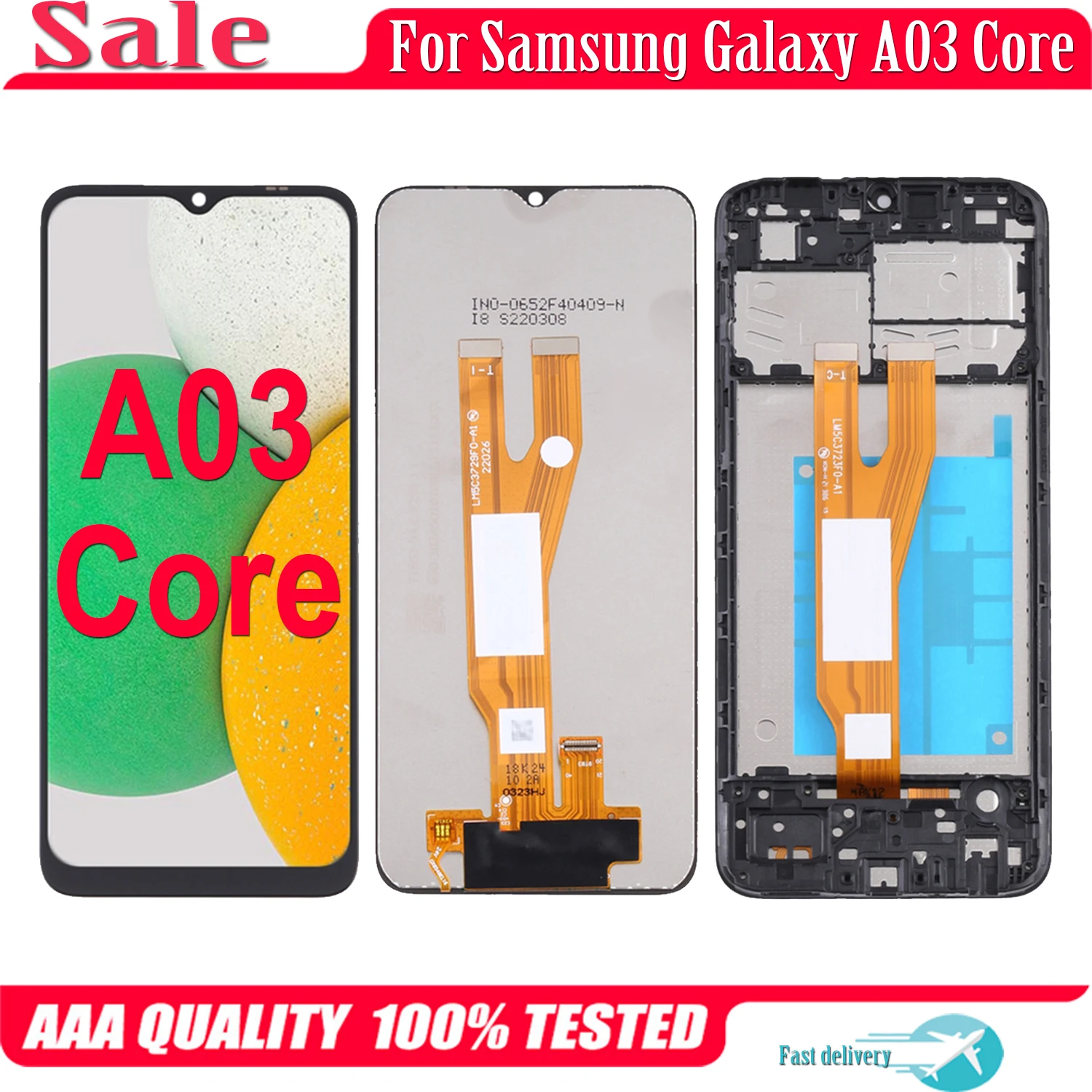Original Displej Na Samsung Galaxy A03 Core A032 Dotykový LCD Displej Digitalizátorom. Pre Samsung A03Core A032M A032F SM-A032F/DS Displej