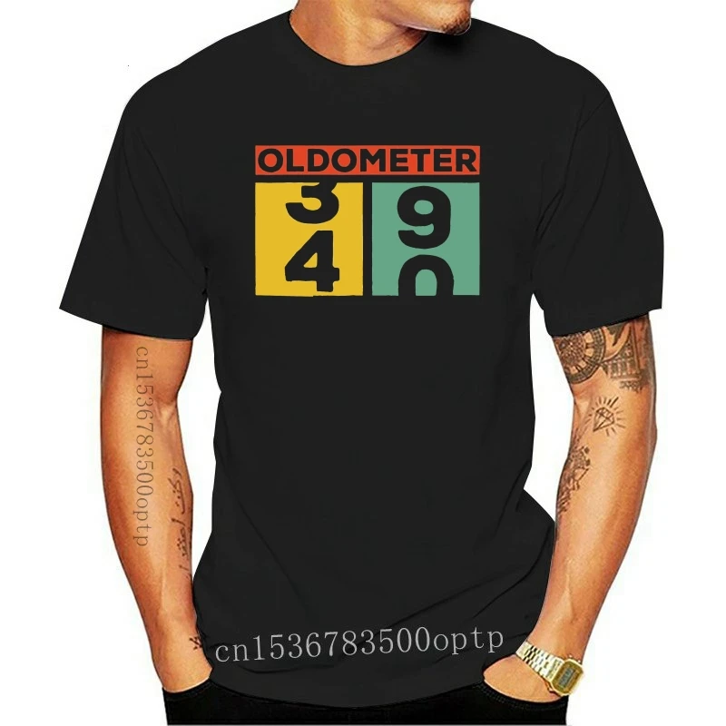 Nové Oldometer 40 Narodeniny Zábavné Retro Darček 40. Narodeniny T Shirt 2021 Lete Herren Krátky Rukáv Klasické T-Tričko Tee
