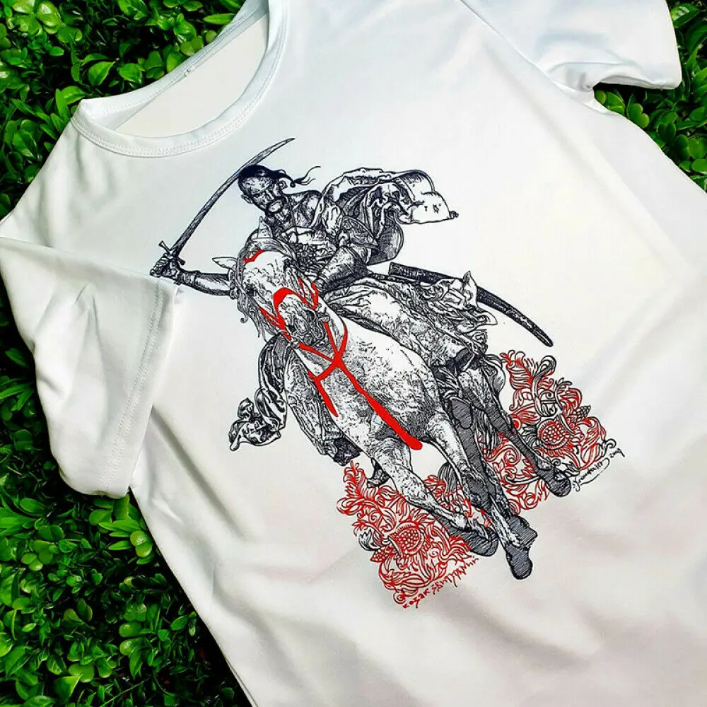 Ukrajina Lebky Cossack Vlasteneckej Muži T-tričko Krátky Rukáv Bežné 100% Bavlny O-Krku Lete Tees