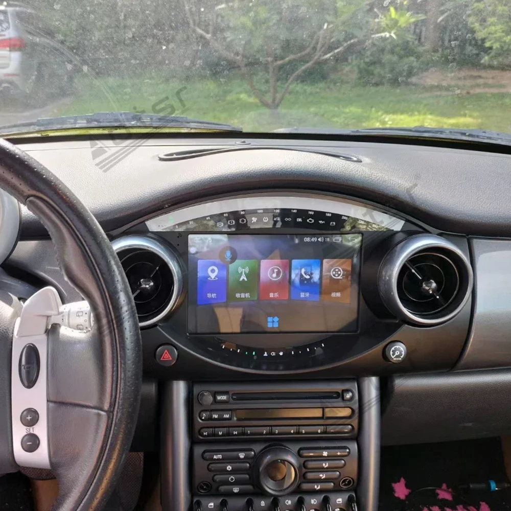 Pre BMW Mini Cooper S R50 R52 R53 2004 - 2007 Android Auto Rádio Multimediálny Prehrávač Videa Auto Stereo GPS Navigácie Carplay