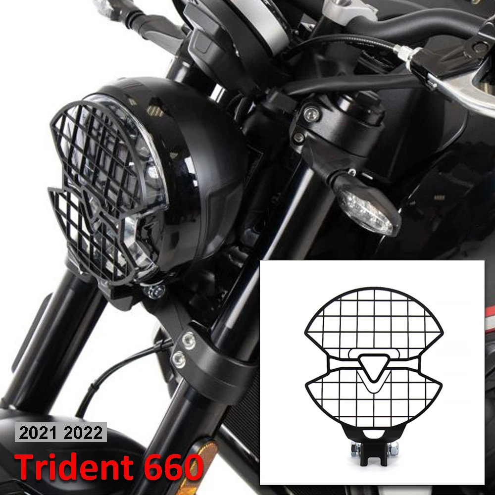 Pre Trident 660 2021 2022 Predného Svetlometu Mriežka Kryt Chránič NOVÉ Motocyklové Príslušenstvo Black Pre TRIDENT660 Pre trident660