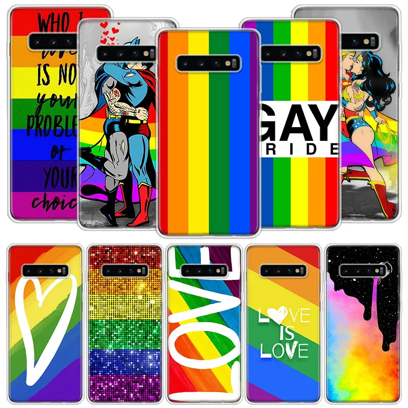 Gay, Lesbian lesbičiek, homosexuálov Dúhový Pride UMENIE Telefón puzdro Pre Samsung S22 Ultra S21 Plus Galaxy S20 FE S10 Lite 2020 S9 S8 S7 S6 Edge Pokrytie