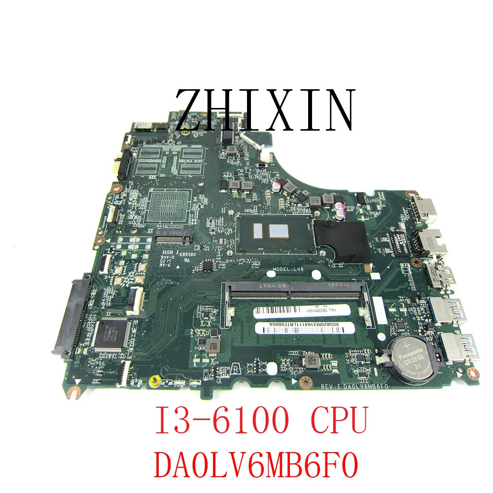 Pre Lenovo V310-15ISK/IKB V510-15IKB/ISK E52-80 notebook doske I3-6006U CPU DA0LV6MB6F0 RAM 4GB doske celý test