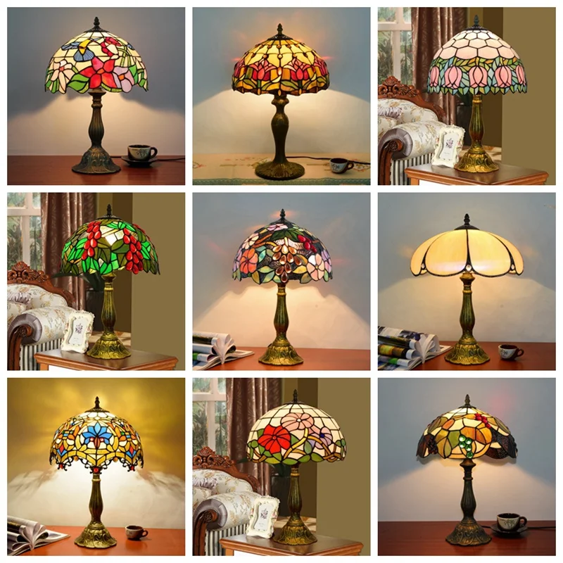 Turecký Stolná Lampa Tiffany Vitráže S Dragonflys Klasická Stolná Lampa, Spálne, Stredomorská Reštaurácia, Domáce Deco Osvetlenie