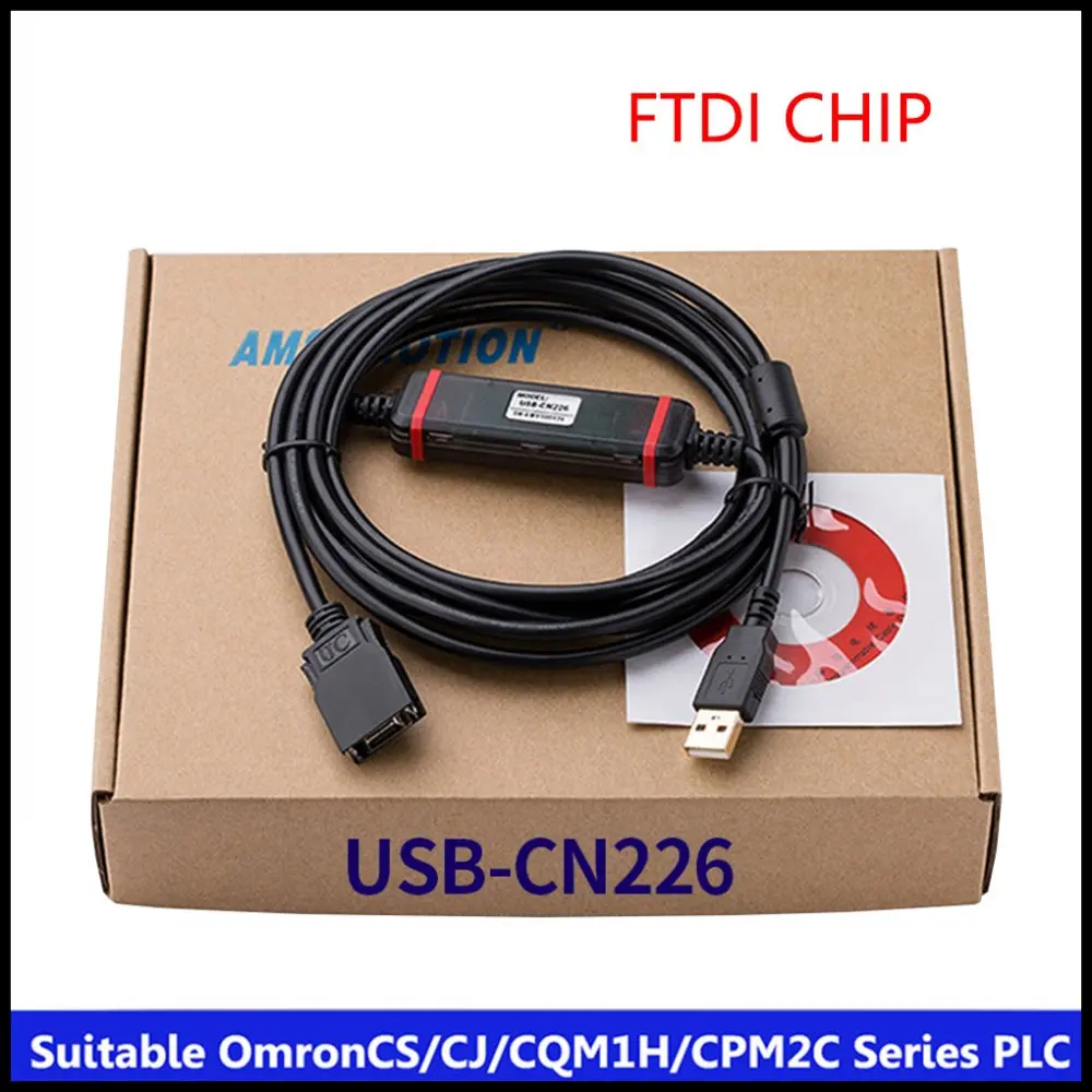 CNC Vhodné pre Omron CS/CJ/CQM1H/CPM2C PLC programovanie Kábel USB-CN226+ Údajov PLC Stiahnuť Line