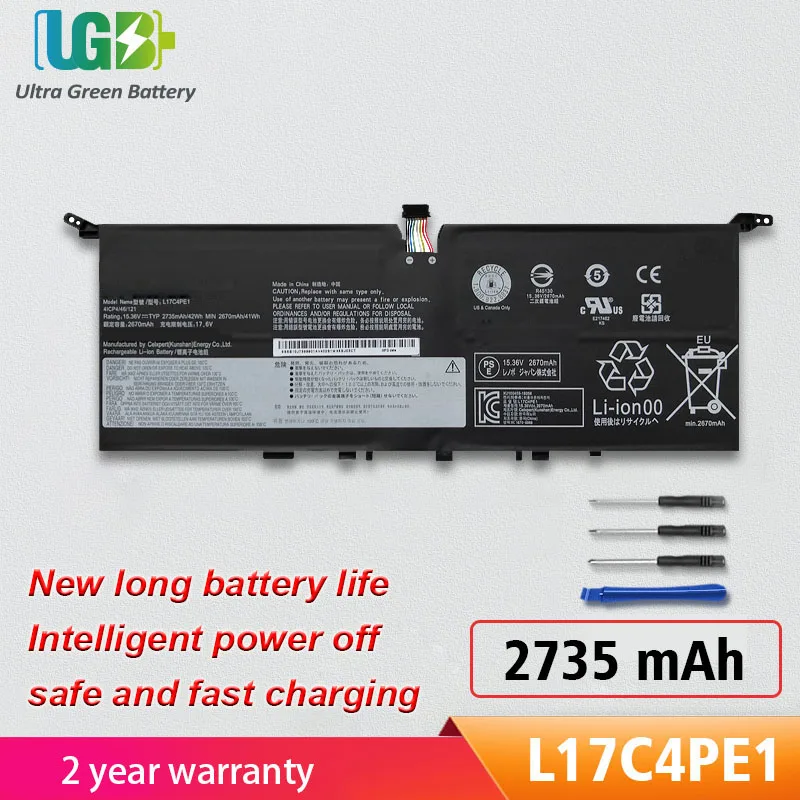 UGB Nové L17C4PE1 L17M4PE1 L17S4PE1 Batérie Pre LENOVO YOGA S730-13 S730-13IWL (81J0) IdeaPad 730S 13 730S-13IWL S730-13IML Obrázok 0 