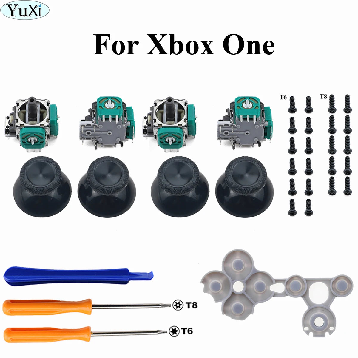 YuXi 1Set Pre XBox Jeden 3D Analógový Ovládač Modul Thumbstick Výmenu nástroja, nastavenie Pre Xboxone Radič