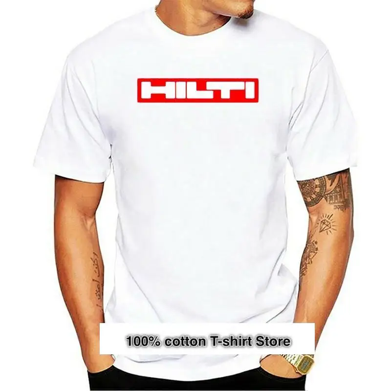 Camiseta de equipo mecánico Hilti Náradie para hombre, camiseta de manga corta con cuello redondo