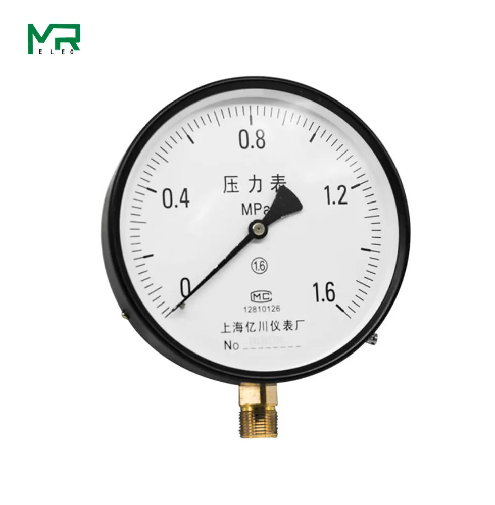 Y150 tlakomer 0.16 ~60 Mpa riadnym manometer tlaku vody Kotla tlakomer rozchod nízky tlak tlak