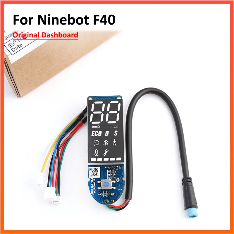 Originálne Bluetooth Panel Pre Ninebot F40 Elektrický Skúter KickScooter Dash Dosku Časti