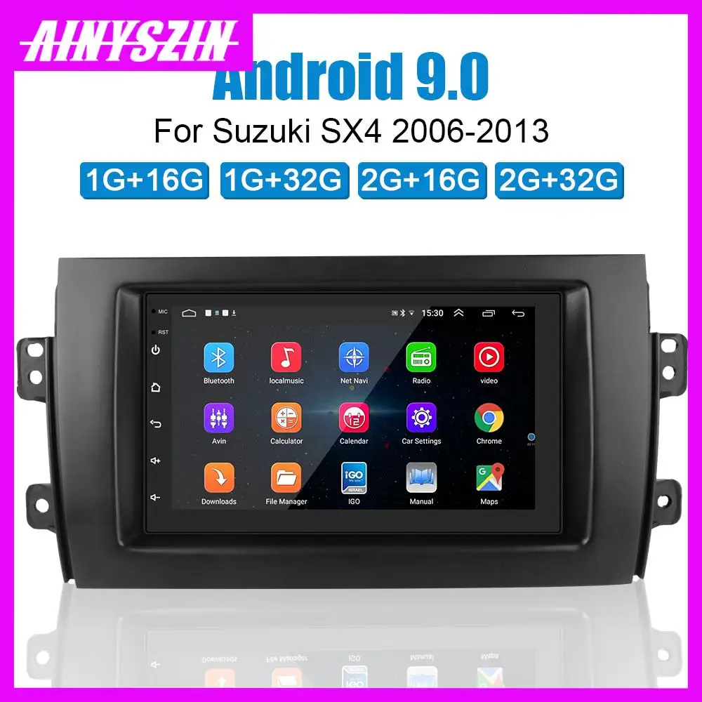 7 Palcový autorádia 2 Din Android GPS 1G/2G-RAM, WIFI, Bluetooth Multimediálny Prehrávač Pre Suzuki SX4 2006-2013 Fiat Sedici 2005-2014