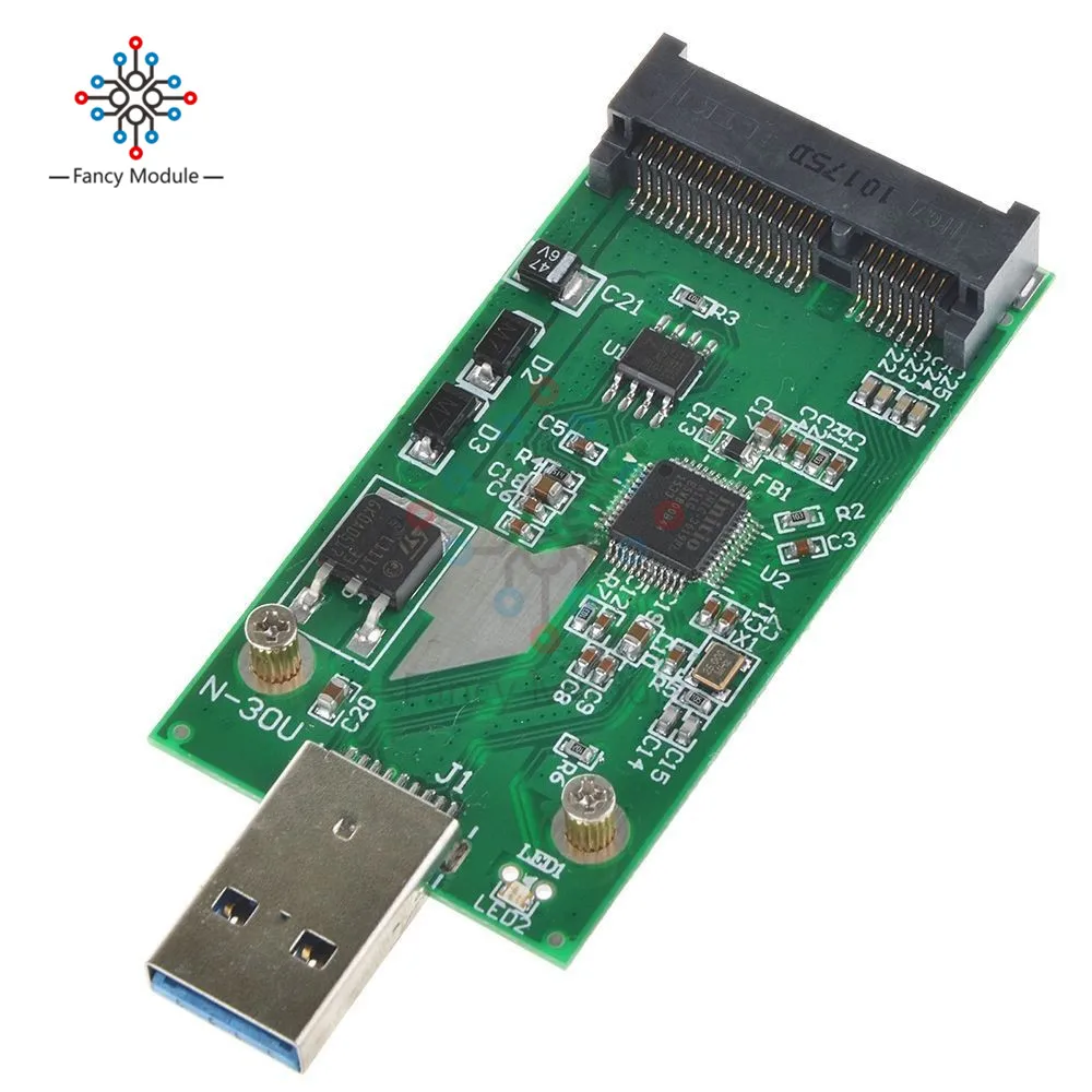 USB 3.0 na Mini PCIE mSATA SSD Externé mSATA USB 3.0 SSD Konvertor Adaptér