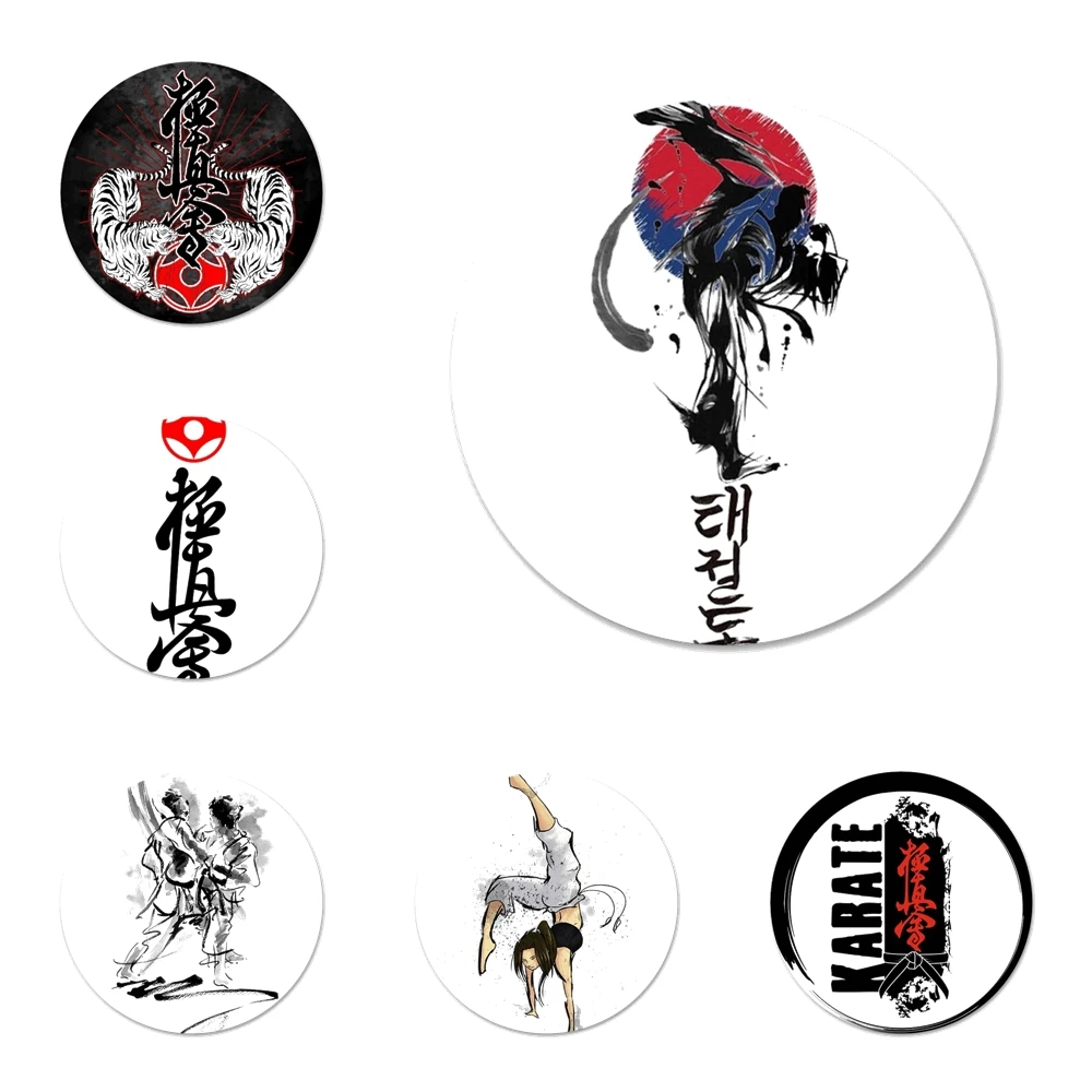 Nový Príchod Oyama Kyokushin Karate Odznak Brošňa Pin Príslušenstvo Pre Oblečenie Batoh Dekorácie, darčeky
