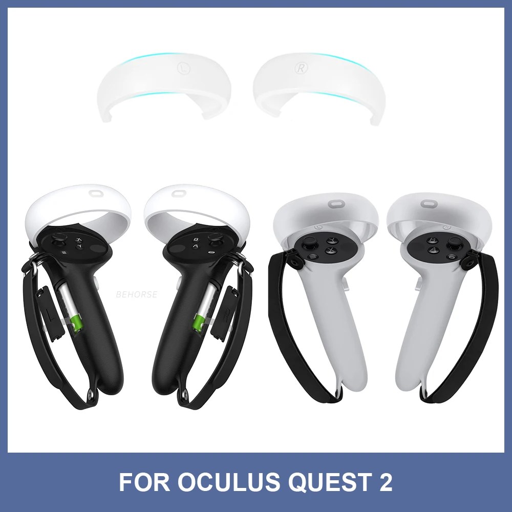 Nové VR Touch Regulátor Ochranný Kryt S Silikónový Krúžok Kryt Silikónové Kože Rukoväť Pre Oculus Quest 2 Príslušenstvo