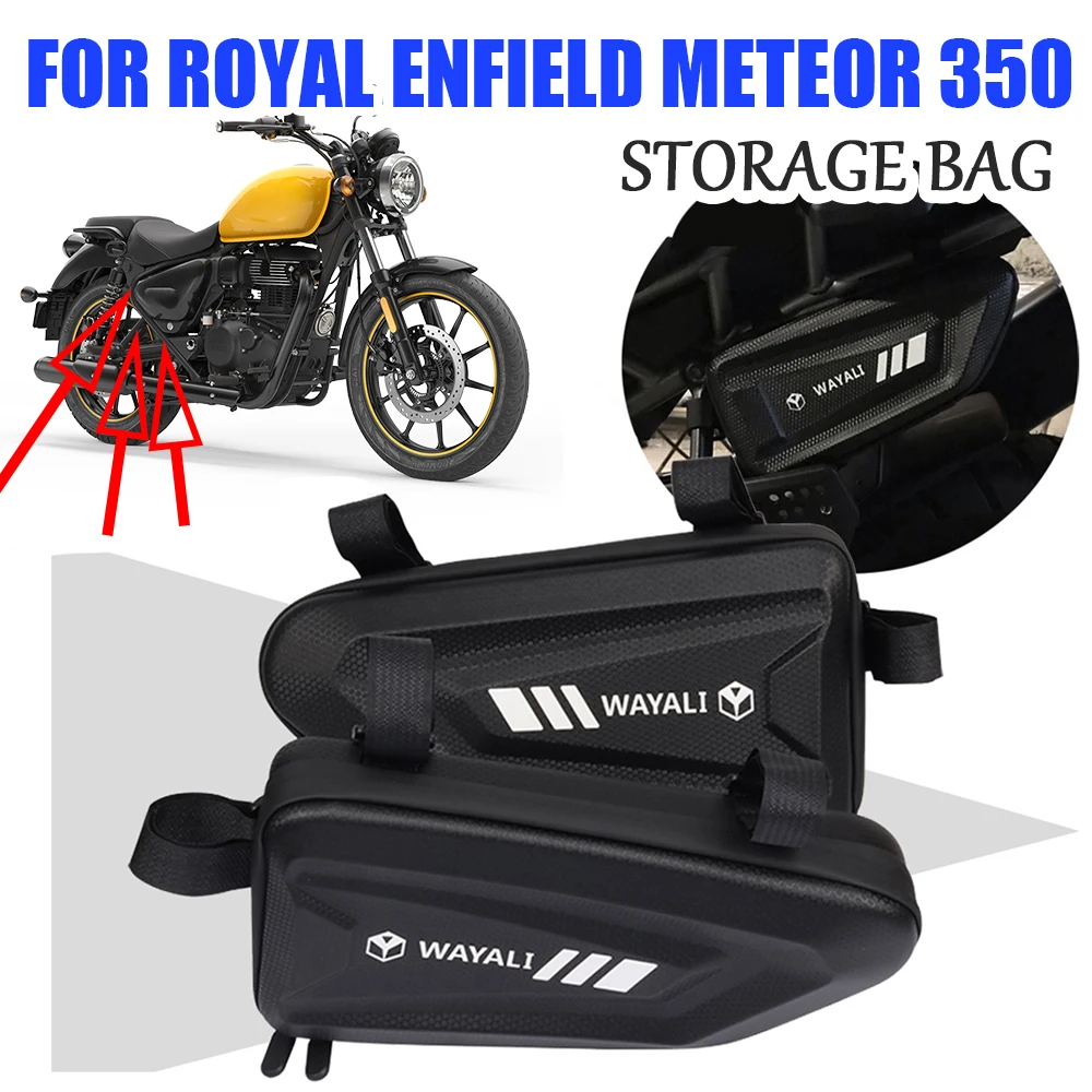 Royal Enfield Meteor 350 Meteor350 2020 2021 2022 Motocyklové Príslušenstvo Bočné Vrecko Kapotáže Nástroj Skladovanie Tašky Trojuholník Tašky