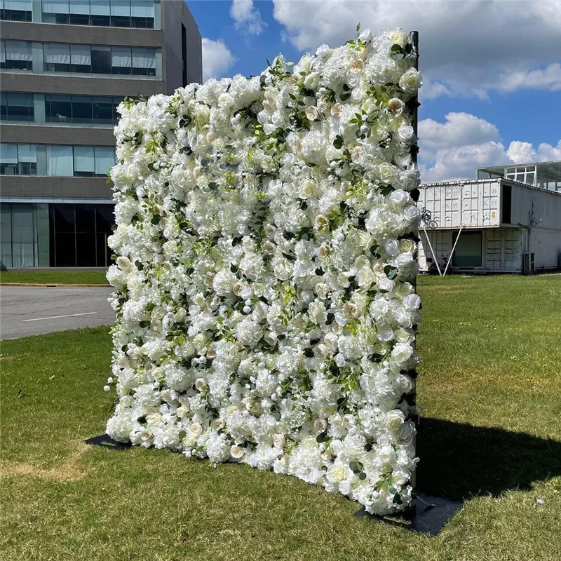 Dekoratívne Kvetinové Panel pre Kvetinové Steny Ručné Leaf Umelého Hodvábu Kvety na Svadbu Stenu Decor Baby Sprcha Strany Pozadie