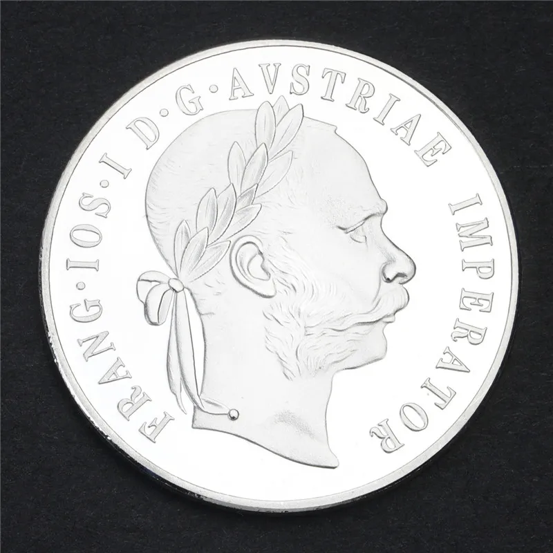 Jozef I Rakúsko-Maďarsko Zberateľskú Strieborné Pozlátené Suvenír Mince Double Hlavy Orla Vzor Kópiu Pamätné Mince