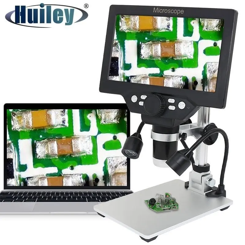 Digitálny Mikroskop 1200X 600 X USB Elektronické Video Spájkovanie Mikroskopom Fotoaparát PCB Telefón Opravy Mikroskopom vstavanej Batérie.