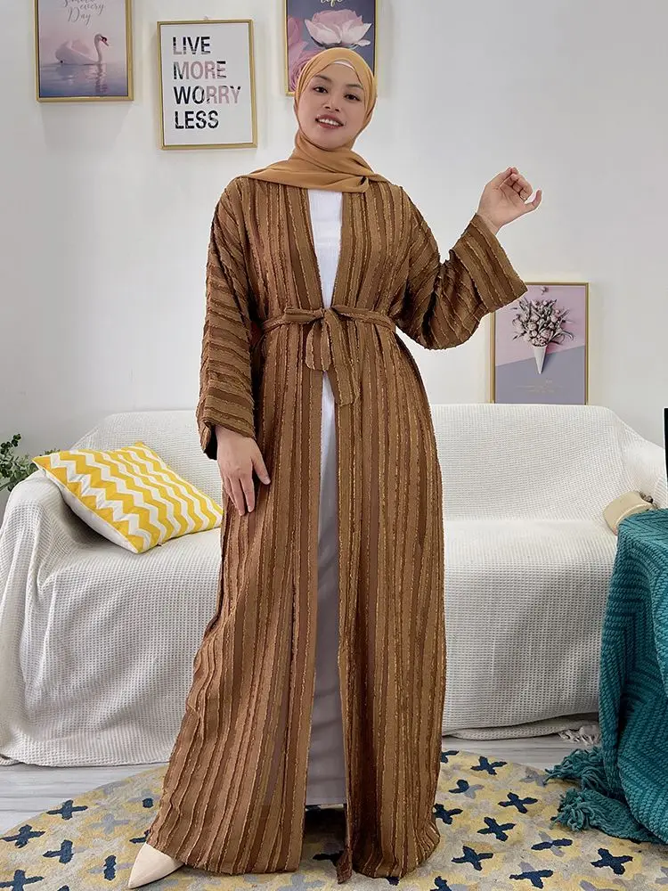 Abaya Dubaj Turecko Islamu, Moslimov Dlhé Šaty, Hidžáb Kaftany Abayas Pre Ženy Djellaba Župan Longue Kimono Femme Musulmane Khimar
