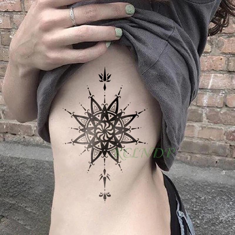 Nepremokavé Dočasné Tetovanie Nálepky lotosový kvet totem henna tatto nálepky flash tetovanie Mandala falošné tetovanie pre dievča ženy
