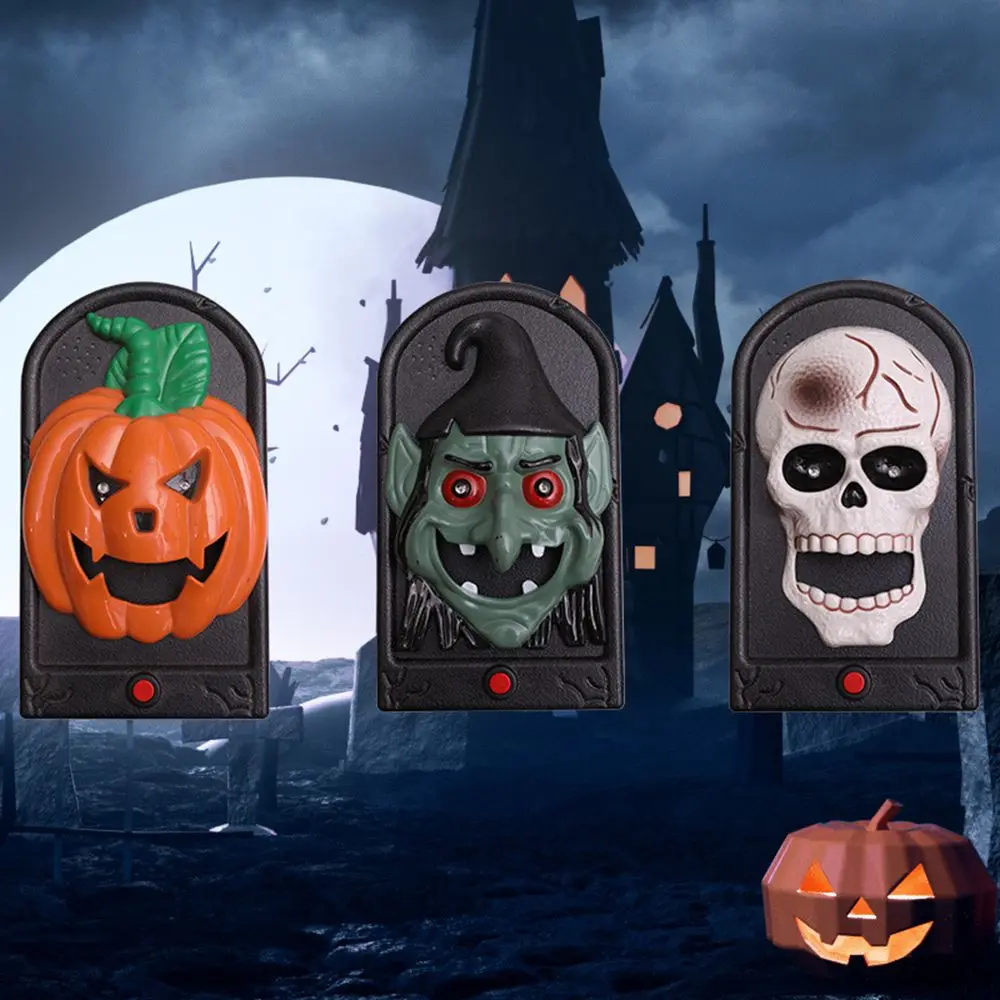 Prívesok Strašidelné Tekvice Čarodejnice Domu Dekorácie Halloween Dekor Horor Zvuk Zvonček