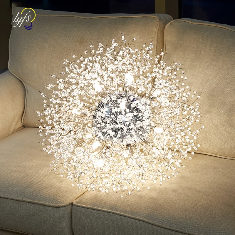 Moderné Crystal Púpava LED Stropný Luster Kvapky Prívesok Svetlá Pre život Jedáleň Domáce Dekorácie na Čítanie Vnútorné Osvetlenie