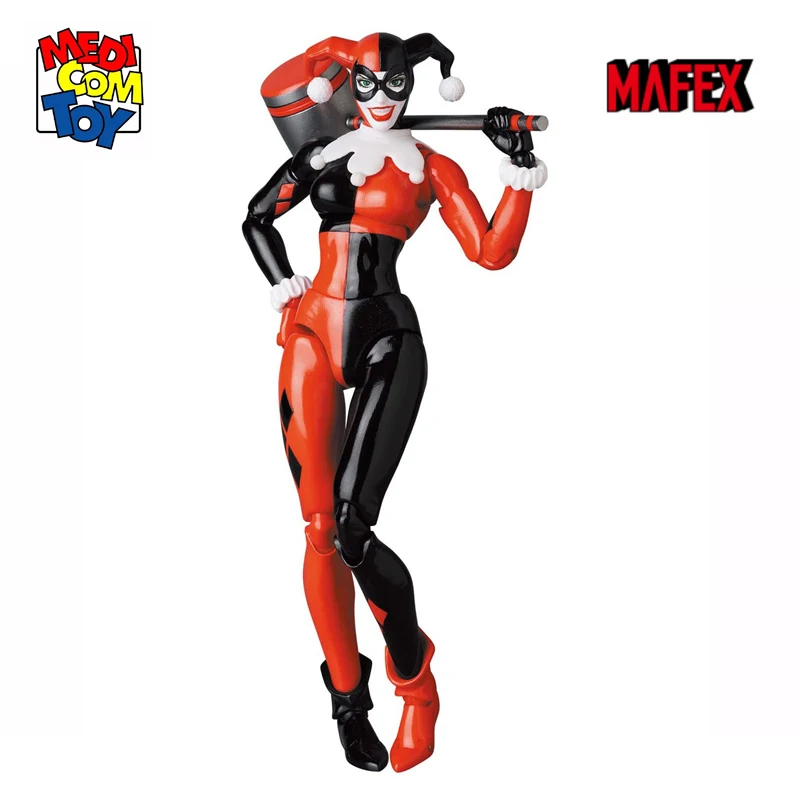 Pôvodné Mafex DC Comics Harley Quinn Batman:Upokoj Ver. Anime Akcie Obrázok 1/12 Zberateľské figúrky Model Hračky