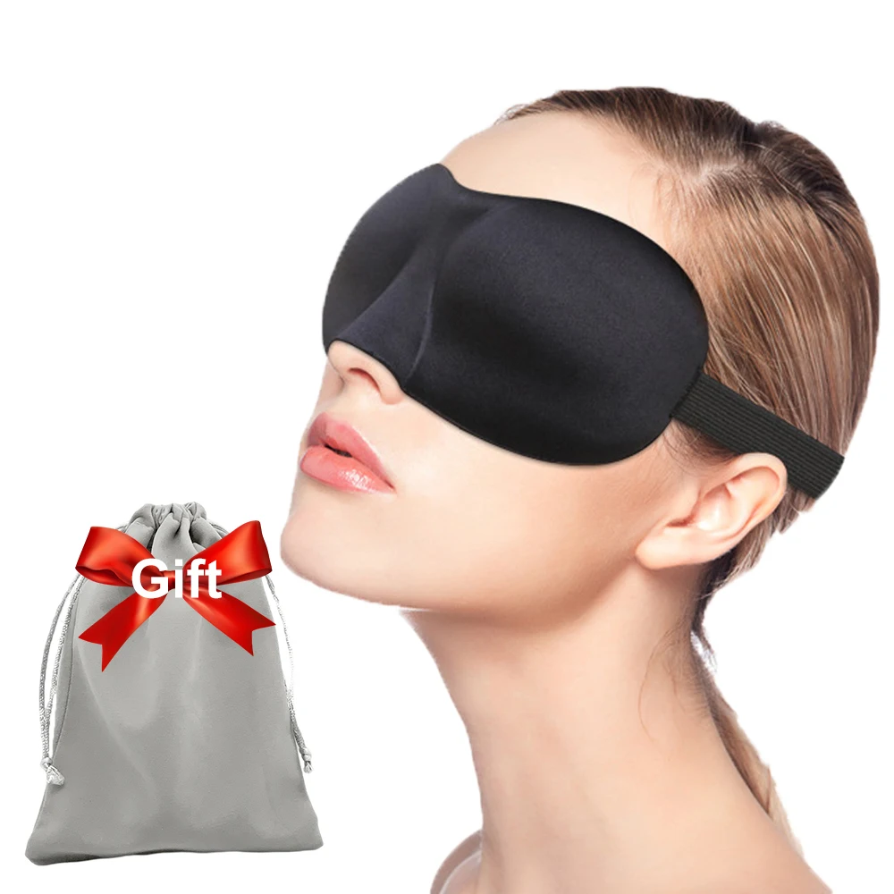 Očná Maska na Spanie 3D Tvarované Pohár zaviazanými očami Konkávne Tvarovaná Nočný Spánok Maska Blokovať Svetlo Ženy Muži Travel Office Home