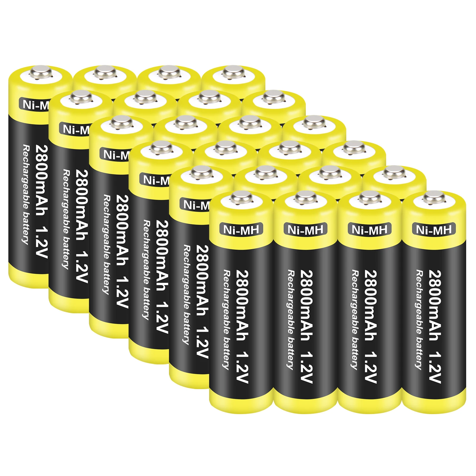 AA Ni-MH Dobíjacie Batérie,2A Batérie 2800mAh s Vysokou Kapacitou pre Hodiny, diaľkové Ovládače, Hračky, Fotoaparáty, Blesky a Ďalšie