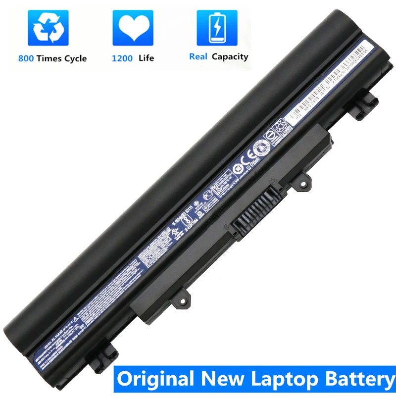 CSMHY Originálne Nové AL14A32 Notebook Batéria Pre Acer E14 E15 E5-411 E5-421 E5-471 E5-511 E5-551 E5-572 V3-572 AL14A32
