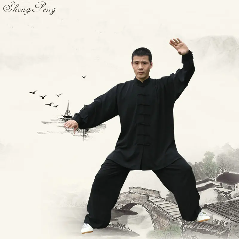 Kung fu oblečenie wushu kung fu kostým tai chi chuan jednotné tradičných čínskych mužov tai ji oblečenie orientálna mužov oblečenie V709